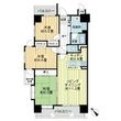 ライオンズマンション水前寺第3 弐番館の間取図