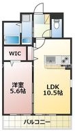 熊本市中央区白山１丁目の間取図