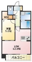 シュシュ天神の間取図