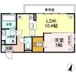 熊本市中央区本荘5丁目の間取図