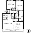熊本市中央区保田窪1丁目の間取図