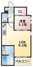 熊本市中央区国府３丁目の間取図