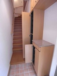 ゆったりとした玄関です
