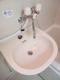 スペースが確保できる洗面所です
