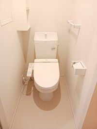 ゆったりとした空間のトイレです