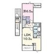 新町１丁目アパートの間取図