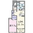 ルシェロⅠの間取図