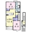 ミルト Ⅰの間取図