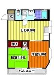 写真：メゾン3352階の間取図