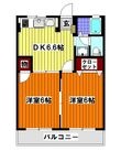 シティハイムエクセルの間取図