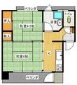 花野アパートの間取図