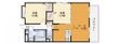 ピークマンションⅡの間取図