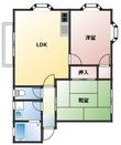 コーポタツフジの間取図