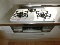 3口コンロのシステムキッチン