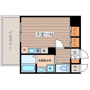 拡大写真:NomaZen BLD 3階302の間取り