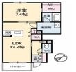 レユシール川内の間取図