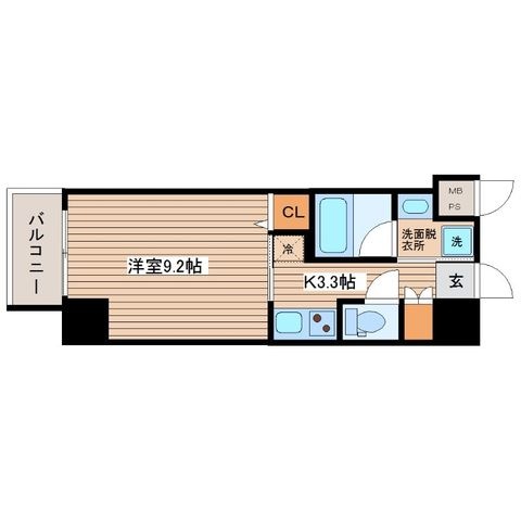 拡大写真:S-RESIDENCE宇品5丁目Ⅱ 4階406の間取り