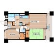 ルミナス小町トゥールドボヌールの間取図