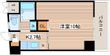 V.let己斐本町の間取図