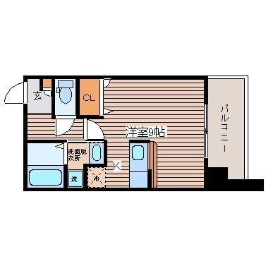 拡大写真:J・grace堺町 9階901の間取り
