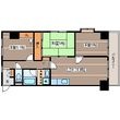 ダイアモンドビューの間取図