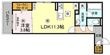 campanella舟入南の間取図