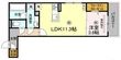 campanella舟入南の間取図