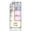 サンリットⅡの間取図