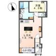仮)スイートモダン船越の間取図