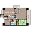 アスレ東原Ⅱ番館の間取図