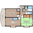 サンヒルズ庚午の間取図