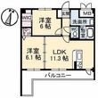 メゾンドKURAの間取図
