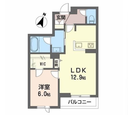 拡大写真:ピアヌーラ翠 2階202の間取り