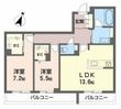 写真:ピアヌーラ翠 3階302の間取図