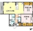ヴィラルーチェ祇園の間取図