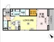 D-ROOM庚午中の間取図