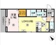 D-ROOM庚午中の間取図