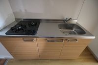 2口コンロ付システムキッチン