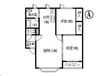 ハッピーハウス12Bの間取図