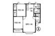 ハッピーハウス12Bの間取図