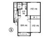 リッチハウスBの間取図