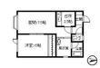 すずらんハイツの間取図