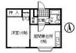 沼口ハイツBの間取図