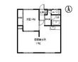 コーポ602(東)の間取図