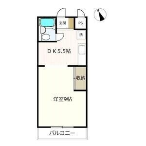拡大写真:サントピアマンション 3階301の間取り