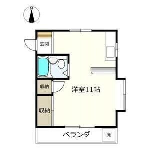 拡大写真：ビラデルレイ 2階204の間取り