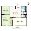 力川ハイツ A棟の間取図