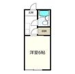 マンション宮西の間取図