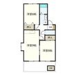 エルミタージュKUBOTAの間取図