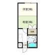 コーポ希望の間取図